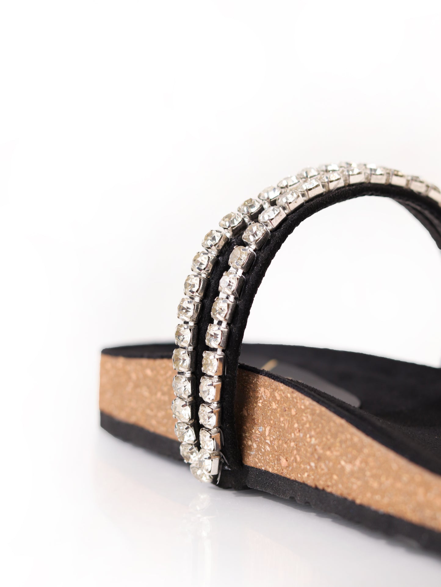 Rhinestone CorkBed in Black