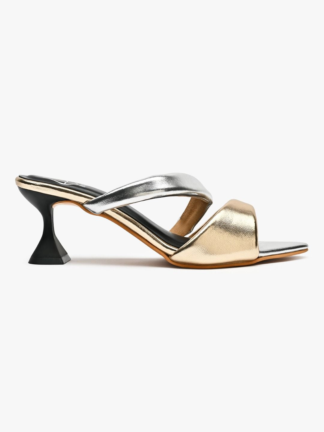 Silver-Golden Luster Heel